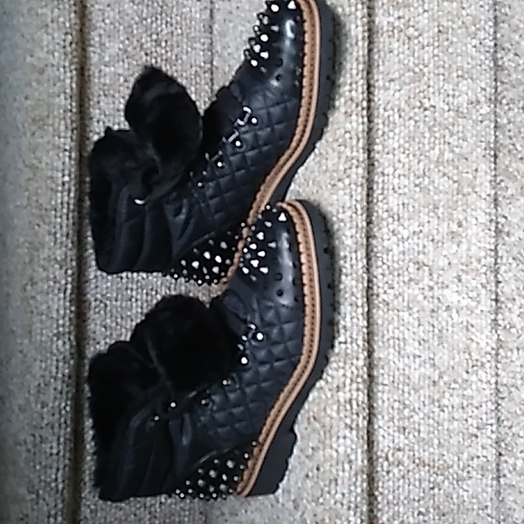 Sam Edelman Women's Studded Combat Fashion Boots - Sz 8 NWOB - Picture 3 of 13